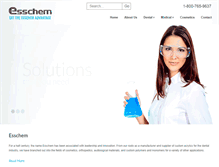 Tablet Screenshot of esschem.com